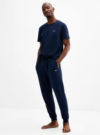 BOSS Mens Two-tone lounge joggers