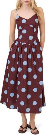 Nobody's Child Renley Sleeveless Maxi Dress in Brown at Nordstrom, Size 12