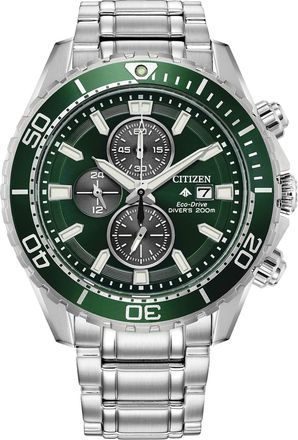 Citizen Mens Promaster Dive Eco-Drive Green Dial Watch