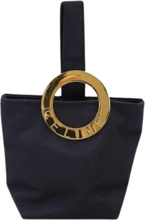 Celine Pre-owned Mini Bags, female, Blue, Size: ONE SIZE Pre-owned Nylon Mini Bag