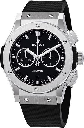 Hublot Pre-owned Hublot Classic Fusion Chronograph Automatic Black Dial Mens Watch 541.NX.1171.RX