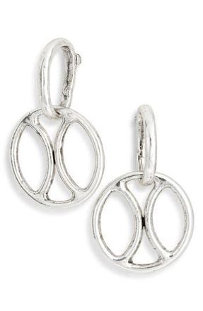 Karine Sultan Round Link Dangle Drop Earrings in Silver at Nordstrom Rack