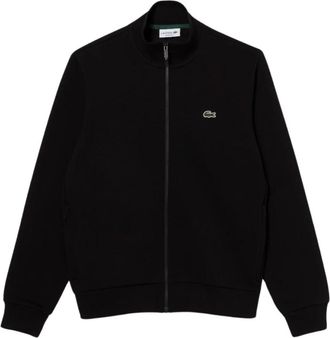 Lacoste Geborduurde Logo Zip Sweatshirt - Heren - Vesten met rits - Zwart - XL - Katoen - Hoodies & sweatvesten
