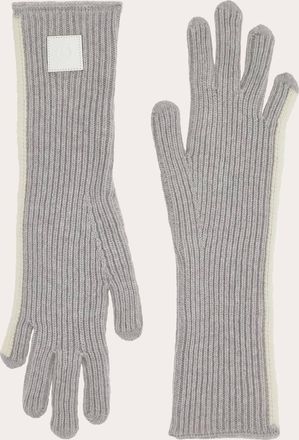 Ferragamo Women Knit gloves Grey
