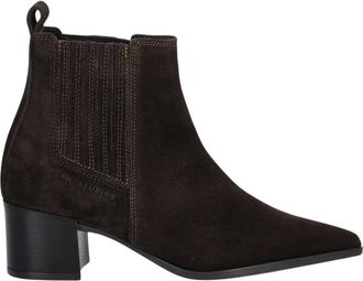 Copenhagen Chelsea boot met hak - Dames - Schoenen - Bruin - Maat: 40 EU Leer