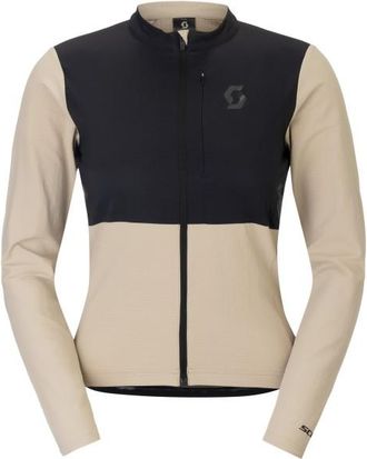 Scott Jersey Endurance Warm L/S Velotrikot f&uuml;r Damen | beige