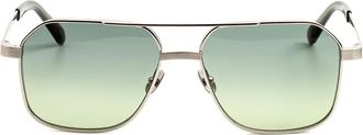 Moscot Occhiali da sole Mingle squadrati - Verde