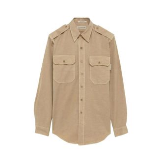 Roy Rogers Shirts, female, Brown, Size: XS Pocket Button Shirt