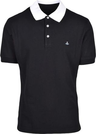 Vivienne Westwood Polo - Heren - Polos - Zwart - S - Katoen - Tops