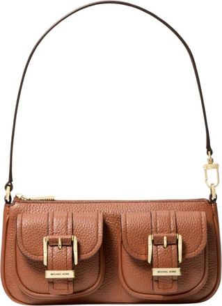 Michael Kors Tassen, Dames, Bruin, ONE Size, Omzetbare Pouchette Bagage Tas