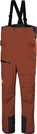 Helly Hansen Mens Sogn Bib Shell 2.0 Pants Brown XL
