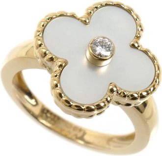 Van Cleef & Arpels Yellow Gold (18K) Band Ring (Pre-Owned)