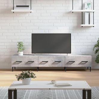 vidaXL Vidaxl - Mueble Para Tv Madera De Ingenier&iacute;a Gris Hormig&oacute;n 150x36x30 Cm