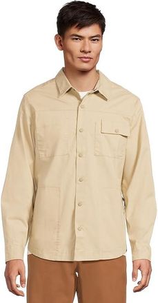 Prana Palisades Ripstop Field Shirt Mens Jacket Sandstone : SM, Cotton/Elastane/Polyester