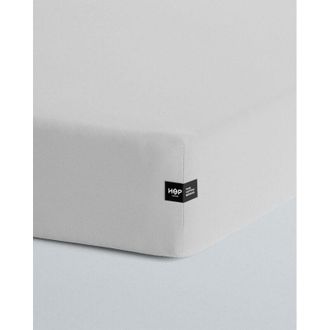 OEM S&aacute;bana Bajera Pure - Gris Claro 200 X 200 Cm - Con Banda Ajustable (altura Hasta 20 Cm)