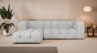 LeGer Home by Lena Gercke Ecksofa »TALISHA L-Form Designersofa, moderne Steppung, B/T/H: 276/178/75 cm« aufwendig gepolstert, hoher Sitzkomfort