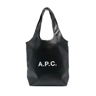 A.P.C. Shopping Bags, female, Black, ONE SIZE, Ninon Small Tote