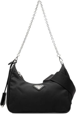 Prada Pre-owned Prada Saffiano Trimmed Re Nylon Re Edition 2005 Satchel Ladies BEZPY9MKSJVPB6WD
