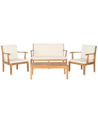 Safavieh Bradbury 4Pc Outdoor Living Set