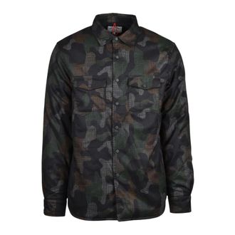 MC2 Saint Barth Overhemden, Heren, Groen, 2Xl, Chalet Shirt