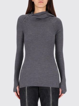 Jean Paul Gaultier Pullover con cappuccio Jean Paul Gaultier in lana Merino a coste