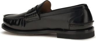 Premiata Mens Loafers Arnold Black Calfskin