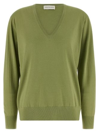 Dries Van Noten Merino Wool Womens Cardigan