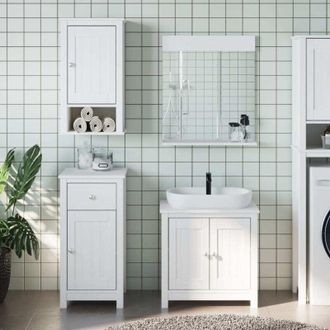vidaXL Furniture Limited - Juego De Muebles De Ba&ntilde;o Berg 4 Pzas Madera