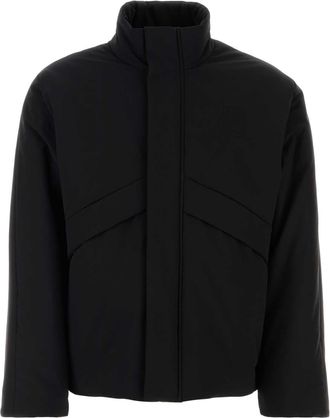 Ferragamo Black Polyester Padded Jacket