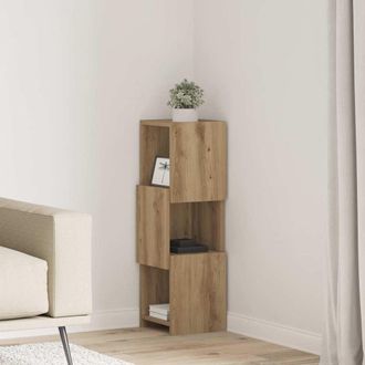 vidaXL Vidaxl Mobile Angolare 25,5x25x80cm Legno Ingegnerizzato