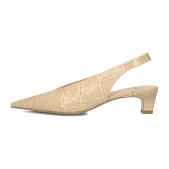 Zinda Slingback Pumps - Dames - Schoenen - Beige - Maat: 41 EU Leer