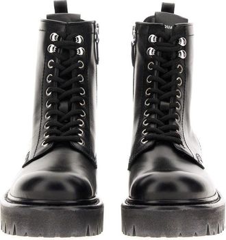 Dsquared2 Leather Ankle Boot - Black