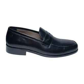 Pollini Schoenen, Heren, Zwart, 40 EU, Leer, Mocassini Pelle