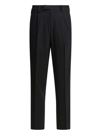 Vince pleated-front trousers - Black