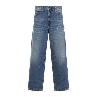 Carhartt Work in Progress Blue Relaxed Mid Rise Jeans