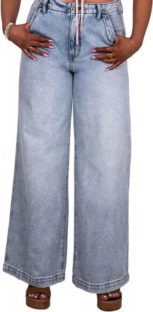 Daze Kickback High-Rise Palazzo Jean In Hush