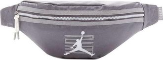 Nike Jordan Air Jordan Unisex Polyester Crossbody Printing Logo Zipper Belt Bag Grey DV1870-056