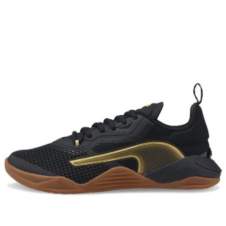 Puma (WMNS) PUMA Fuse 2.0 Black Metallic Gold Gum 376169-01
