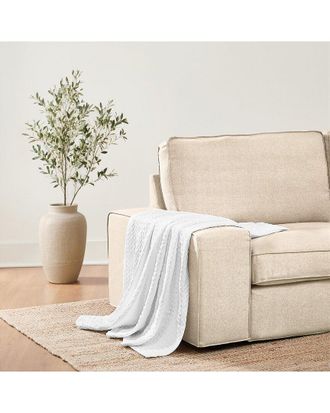 Brooklyn Loom Cotton Waffle Throw