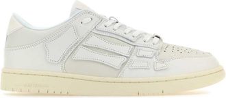 Amiri White Leather Skel Sneakers