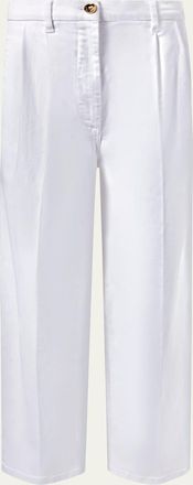 Altuzarra Dash Pleated Wide-Leg Jeans