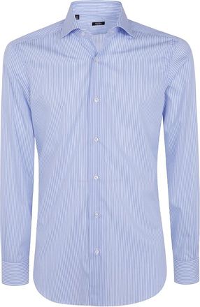 Barba Formal Shirts - Heren - Zakelijke Overhemden - Blauw - 3XL - Overhemden