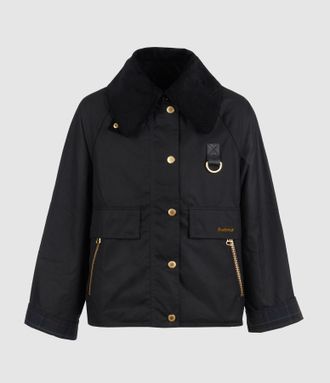 Barbour Veste Catton Wax Black Shadow