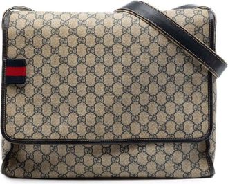 Gucci Pre-owned Gucci GG Supreme Web Messenger Bag Unisex RHWQDFKG8D2K3ZDE