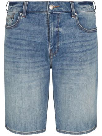 A|X Armani Exchange cropped jeans - men - Cotton/Elastane/Viscose/Polyester - 29 - Blue