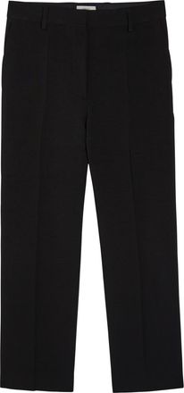 Toteme Cropped Straight-leg Trousers - Black - 34 (UK6 / XS)
