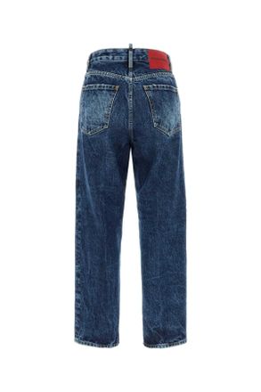 Dsquared2 Womens Boston Jeans Navy Cotton