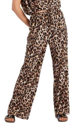 Bishop + Young Serafina Drawstring Pant in Leo Print at Nordstrom, Size X-Small