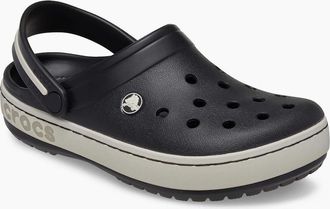 Crocs Womens Crocs Crocband Heritage EVA Black Clogs - Size: UK 9 / eu 43/44 / us m10w12