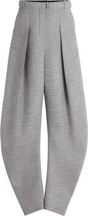 Lanvin Pantaloni affusolati con cintura - Grigio